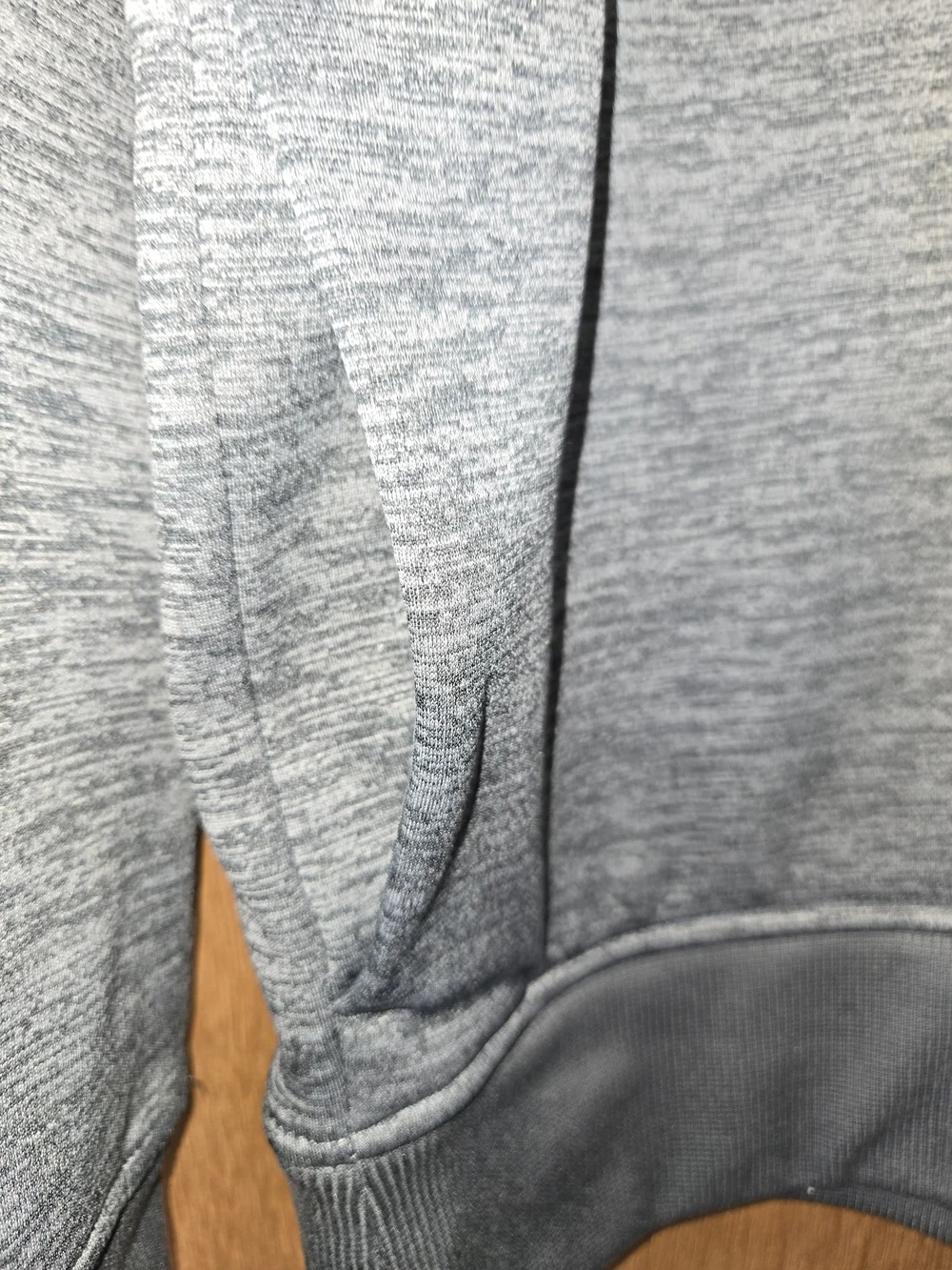 Under Armour Women's Large Gray Hoodie with Pink Logo